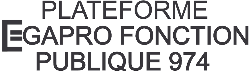 Logo Plateforme Egapro Fonction publique 974